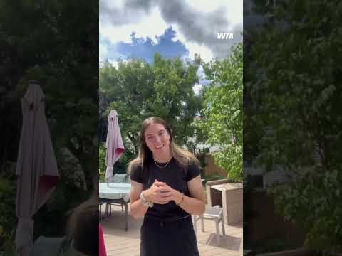 From one Canadian to another! 🇨🇦 A special message for Leylah Fernandez from Vanessa Gilles! #WTA