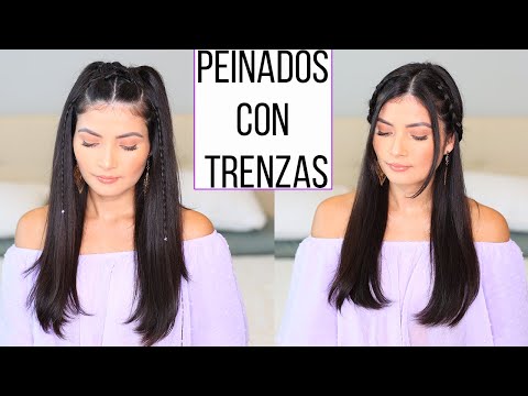 IDEAS DE PEINADOS CON TRENZAS  FÁCILES Y RÁPIDOS PARA CABELLO LARGO | Bessy Dressy
