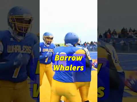 I have NEVER seen a field like this ๐ฅถ๐ฅ #highschoolfootball #alaska #sports