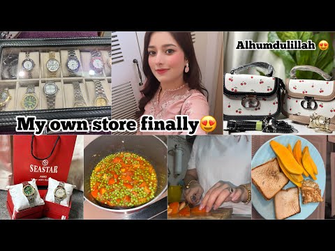 Started my store finally😍ALHUMDULILLAH😍| Insan dhoke dhoke kha kar sikhta hai har kam meri galtiyan🥺
