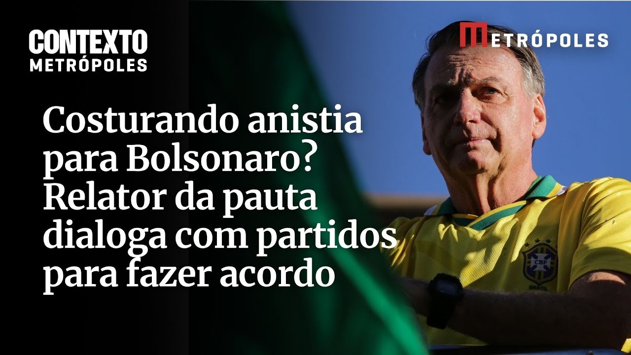 Costurando anistia para Bolsonaro Relator da pauta dialoga com partidos para fazer acordo