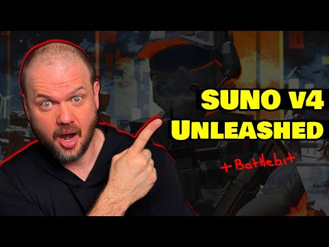 SUNO V4 is Amazing! (live stream replay) Let's play Battlebit and listen to AI music.