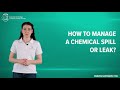 Chemical Spill Management and Safety