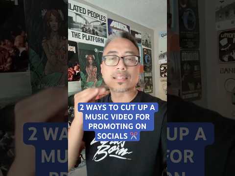 How artists should break up music videos to promote it on social media. #musicmarketing #diyartist