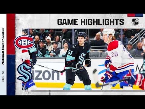 Canadiens @ Kraken 12/6 | NHL Highlights 2022