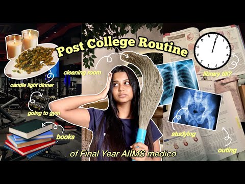 My Post College Productive Routine✨ Life in Medical College🥼 AIIMS Hostel life📚MBBS🩺 NEET motivation