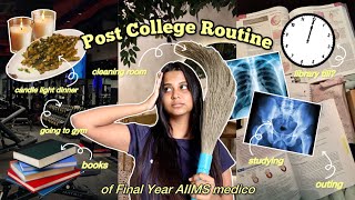 My Post College Productive Routine✨ Life in Medical College🥼 AIIMS Hostel life📚MBBS🩺 NEET motivation