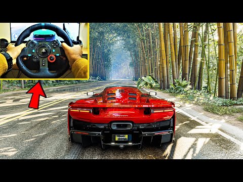 FERRARI F80 NEW UPDATE The Crew Motorfest LOGITECH G29 STEERING WHEEL OFFROAD GAMEPLAY 4K60FPS