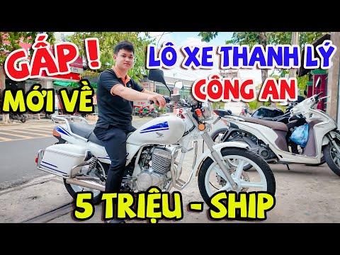 THANH LÝ LÔ XE CÔNG AN JB250 XSR 155 CB150R TFX150 MSX 125 GZ150A GSX 150 SỐC 5 TRIỆU XE MÁY GIÁ RẺ