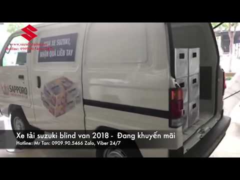 Bán xe tải Suzuki Blind Van 2018, "Mua xe tải, tặng ngay Bia Sapporo" - Đang khuyến mãi lớn