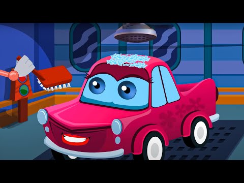 Let's Car Wash + More Vehicle Cartoon for Kids