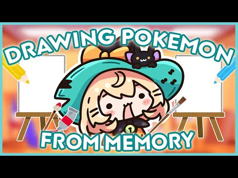【ART】Doodling Pokemon from memory  ✨  ☆⭒NIJISANJI EN ✧ Millie Parfait ☆⭒