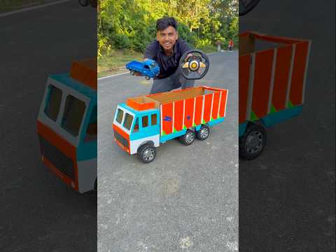 Mini Truck vs Big 6 Wheel Handmade RC Truck 😱