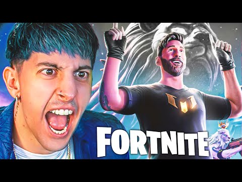 GANO UNA PARTIDA CON LA SKIN DE MESSI EN FORTNITE