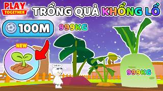 BEDY DÙNG 100M MUA HẾT ĐẤT VÀ TRỒNG RAU CỦ KHỔNG LỒ MỚI | PLAY TOGETHER