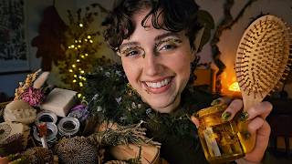 ASMR Forest Gnome Takes Care of You 🦔💛 (anxiety relief, pampering, whispered, layered sounds)