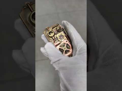 Product Link in Bio ( # 3438 ) ✅ Gears of Time Brass Pocket Lighter