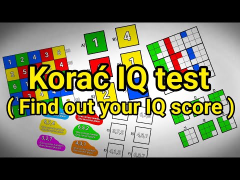 Korać IQ test - Find out your IQ score