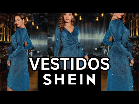 VESTIDOS NAVIDAD SHEIN 2024 ELEGANTES y bonitos TEMPORADA Christmas 2024