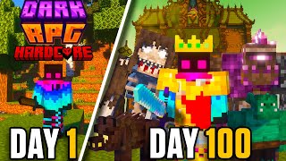 I SURVIVED 100 DAYS IN FANTASY MINECRAFT HARDCORE!!