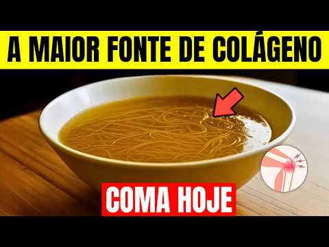 ADEUS INCHAÇO! 15 alimentos ricos em COLÁGENO que você DEVE comer para suas PERNAS e ARTICULAÇÕES