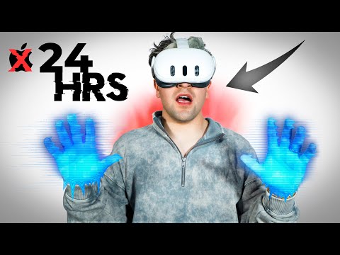 Pasé 24 horas en realidad virtual😱🤯