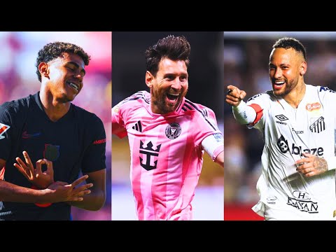 Messi x Lamine Yamal x Neymar Jr - Best Football Skills 2025