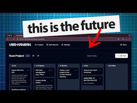 AI Agents on a Kanban is the Next BIG Thing — Vibe Kanban