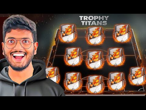 I Made Full Trophy Titans Squad with Icons & Heroes - FC MOBILE