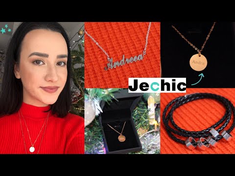ENG: Jechic Personalized Jewelry Review | Name Necklace and Bracelet