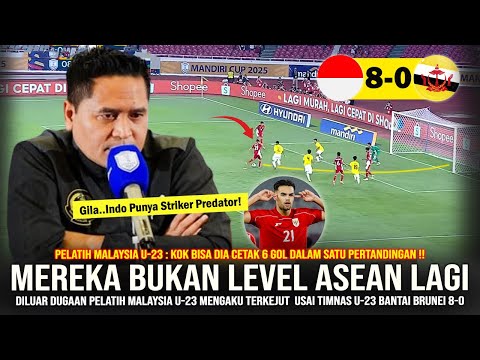 🔴JELAS KETAR-KETIR! Pelatih Malaysia U-23 NGOMONG GINI Usai Timnas U23 Bantai Brunei 8-0, Jd Sorotan