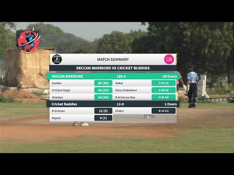 Cricket Buddies VS DECCAN WARRIORS