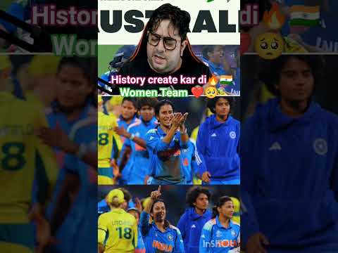 History Create Kardi🥺🇮🇳.. #indwvsausw #womenworldcup #jemimahrodrigues #smritimandhana #teamindia