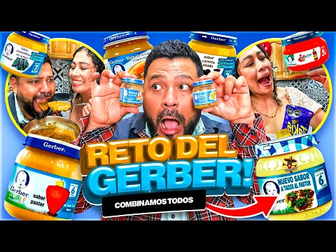 RETO GERBER con MI HERMANA | PROBAMOS TODA LA COMIDA PARA BEBES * fue horrible*