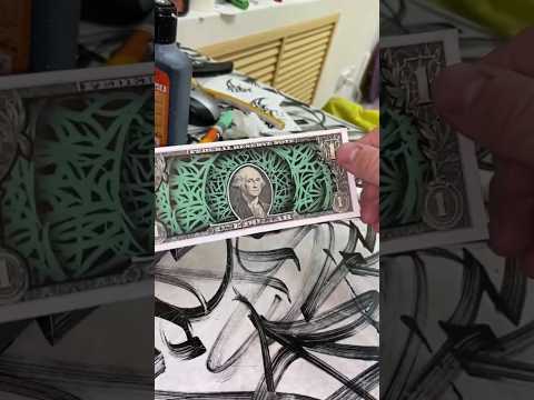 доллар в 3d стиле 🤯 in$t rebosober #граффити #искусство #арт #творчество #Рек #fyp #рекомендации