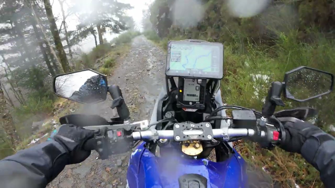 Tenere 700 build and a weird ride - Testing Tractive Extreme
