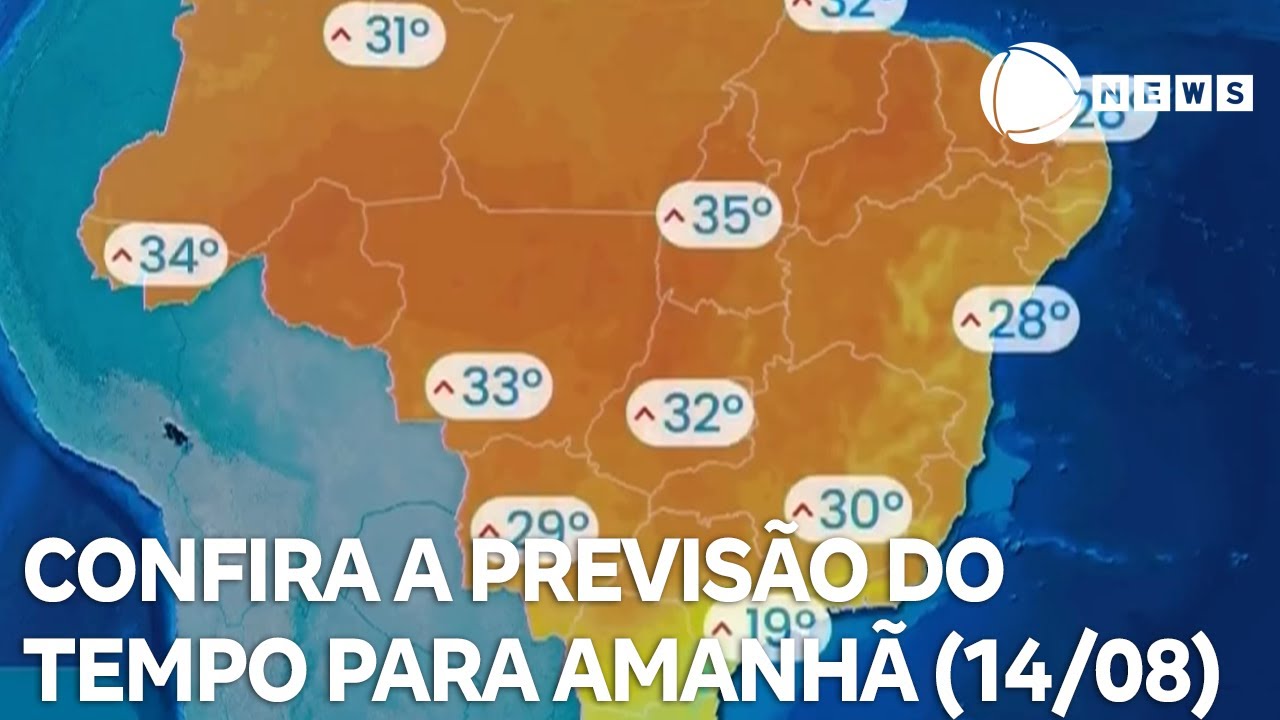 Confira a previsão do tempo para todo o país nesta quinta feira 1408