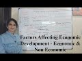 Economic Development Factors and Impacts
