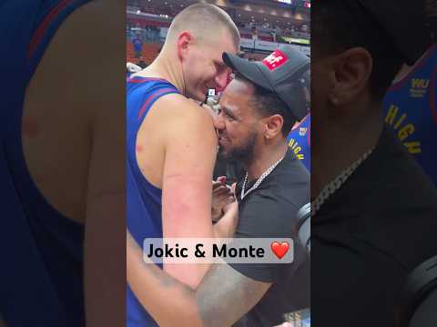 Former Teammates Nikola Jokic & Monte Morris Reunited After Game 3! 👏 | #Shorts