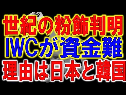 反捕鯨委員会（IWC）が資金難で日本にSOS。そして裏には韓国。韓国経済崩壊の仕組み。通貨スワップの前に・・・国民生活が壊滅必至の世紀の大粉飾が判明。韓国経済も国民生活も大変【総集編】