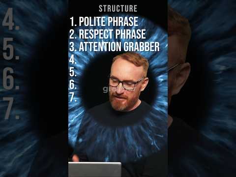 The PERFECT STRUCTURE to start Your Presentation