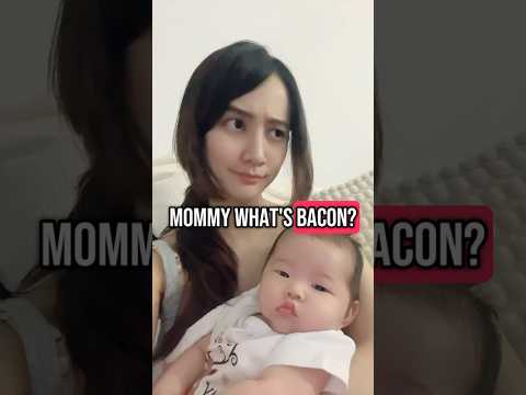 Sigma Baby learns about Bacon 😂🥓