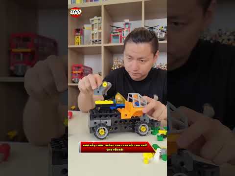 Con Trai Tôi đòi máy Múc Và Cái Kết #lego #viral #shortvideo