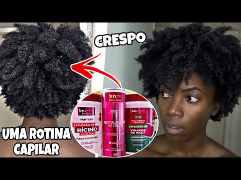 UMA ROTINA CAPILAR ACIDIFICAÇÃO NO CABELO CRESPO