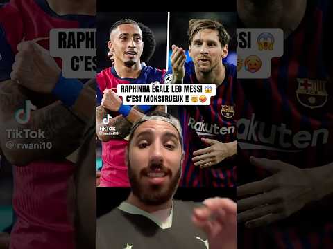 😱RAPHINHA ÉGAL LEO <strong>MESSI</strong> AU BARCA #football #<strong>real</strong> #<strong>messi</strong> #lamineyamal #raphinha #barcelona #cancelo