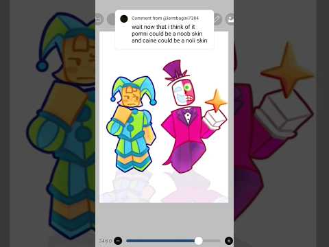 Fanmade Noob and Noli skins from TADC #roblox #forsaken #fanart #tadc #theamazingdigitalcircus