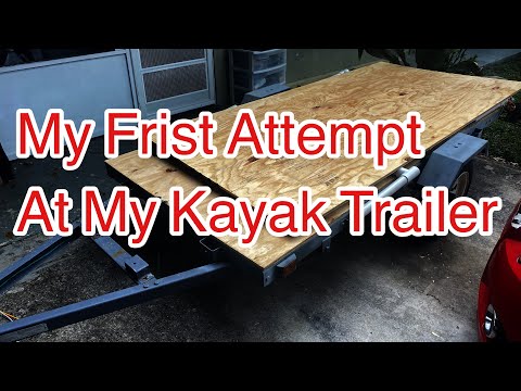 Harbor freight kayak trailer build I recently gotten into Kayak Fishing with my Son . And very quickly learned I need a trailer. It was