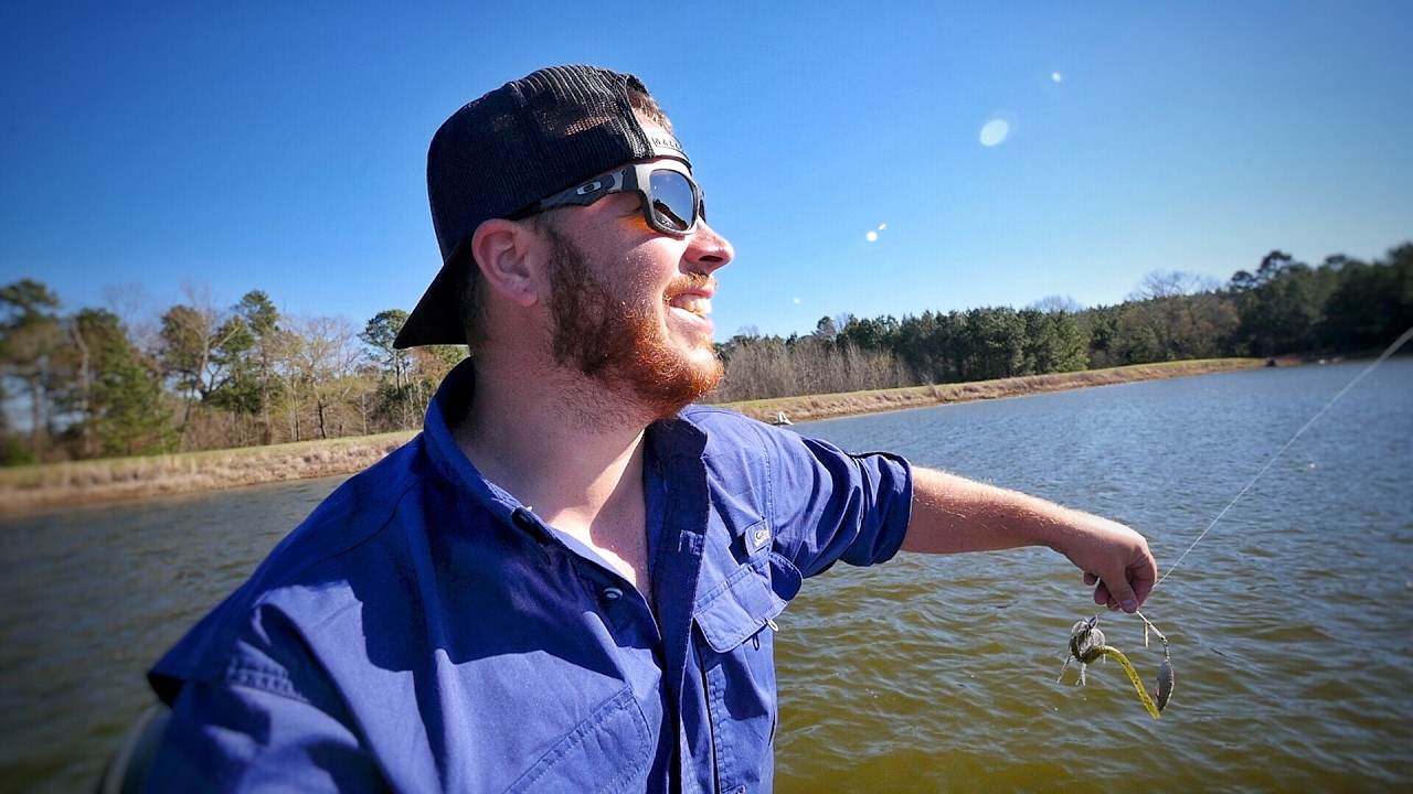 Spinnerworm catches Brandon's Personal Best Bass in Texas
