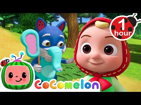 Little Red Riding JJ | CoComelon Animal Time - Learning with Animals | Nursery Rhymes for Kids