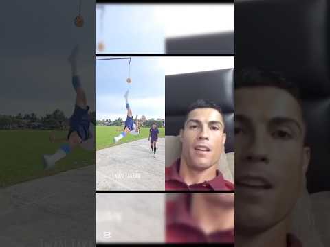 Cristino ronaldo surprise young boy kicking the football ⚽️😳❤️#cristisnoronaldo #sorts#shorts